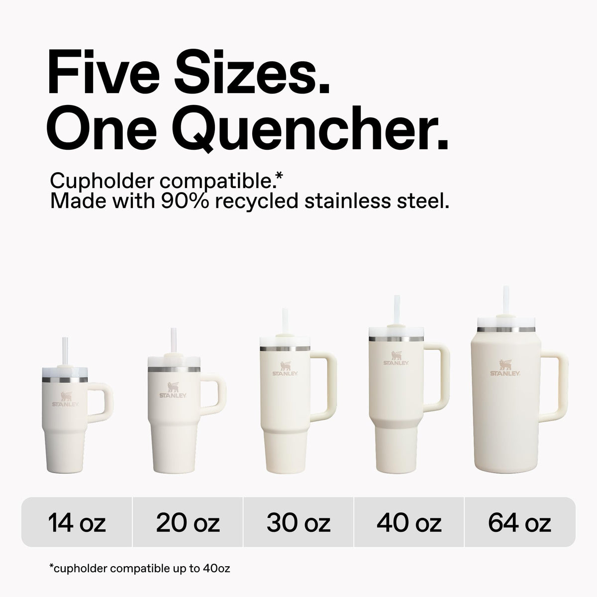 Stanley Quencher H2.0 Tumbler with Handle and Straw 30 oz | Flowstate 3-Position Lid | Cup Holder Compatible for Travel | Insulated Stainless Steel Cup | BPA-Free | Azure 🍁 All In One Marketplace Canada