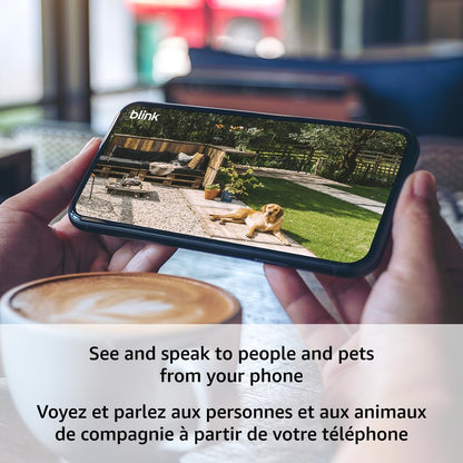 Blink Outdoor 4 – Wireless smart security camera, two-year battery life, 1080p HD day and infrared night live view, two-way talk. Sync Module Core included – 1 camera system 🍁 All In One Marketplace Canada