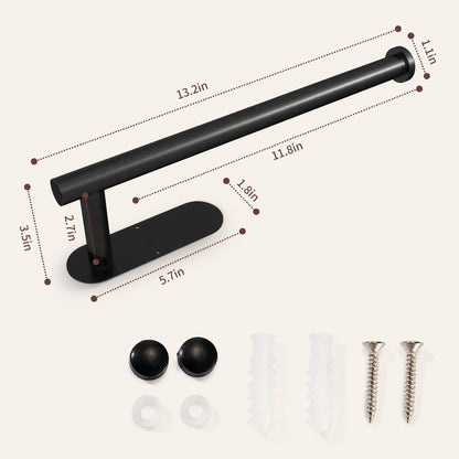 DEKAVA Paper Towel Holder Under Cabinet Wall Mount for Kitchen Paper Towel, Self-Adhesive Paper Towel Bar, Paper Towel Rack, SUS304 Stainless Steel 13 inch 🍁 All In One Marketplace Canada