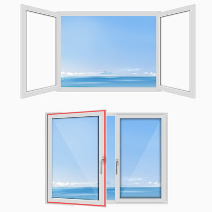 HOOMEE 300CM (118 inch ) Universal Window Seal for Portable Air Conditioner And Tumble Dryer Works with Every Mobile Air-Conditioning, Easy to Install Air Exchange Guards With Zip and Adhesive Fastener 🍁 All In One Marketplace Canada