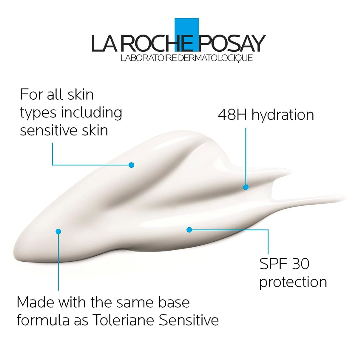 La Roche-Posay Face Moisturizer with SPF 30 for Sensitive Skin, Toleriane Sensitive UV Facial Lotion, Hydrating & Soothing Moisturizer with Thermal Water, Recommended by Dermatologists, 40 ml. 🍁 All In One Marketplace Canada