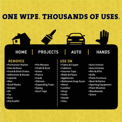 Tub O Towels TW90 Heavy-Duty 10" x 12" Size Multi-Surface Cleaning Wipes, 90 Count Per Canister 🍁 All In One Marketplace Canada