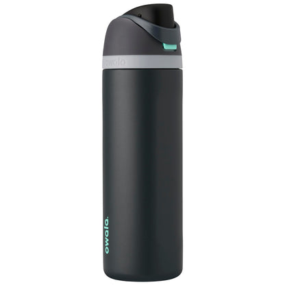 Owala FreeSip Insulated Stainless Steel Water Bottle with Straw for Sports and Travel, BPA-Free, 24oz, Foggy Tide 🍁 All In One Marketplace Canada