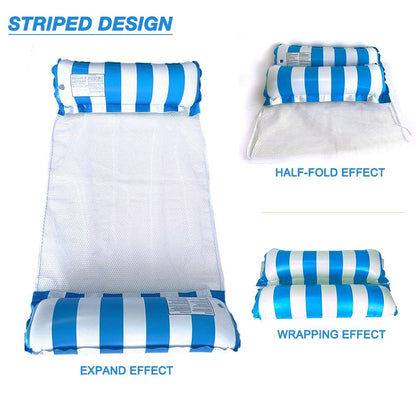 FUNNYTA 2 Pack Water Hammock, 4-in-1 Multi-Portable Water Pool Float Hammock (Saddle, Lounge Chair, Hammock and Drifter) for Adults, Suitable for Travel, Family and Recreation 🍁 All In One Marketplace Canada