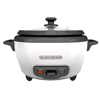 BLACK+DECKER 2-in-1 Rice Cooker & Food Steamer - 6-Cup Capacity, Automatic Keep Warm, Nonstick Bowl, Steaming Basket - Effortless Cooking 🍁 All In One Marketplace Canada