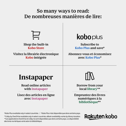 Kobo Clara Colour | Colour eReader | 6” Glare-Free Colour E Ink Kaleido 3 Display | Dark Mode Option | Waterproof | Audiobooks | 16GB of Storage (White) 🍁 All In One Marketplace Canada