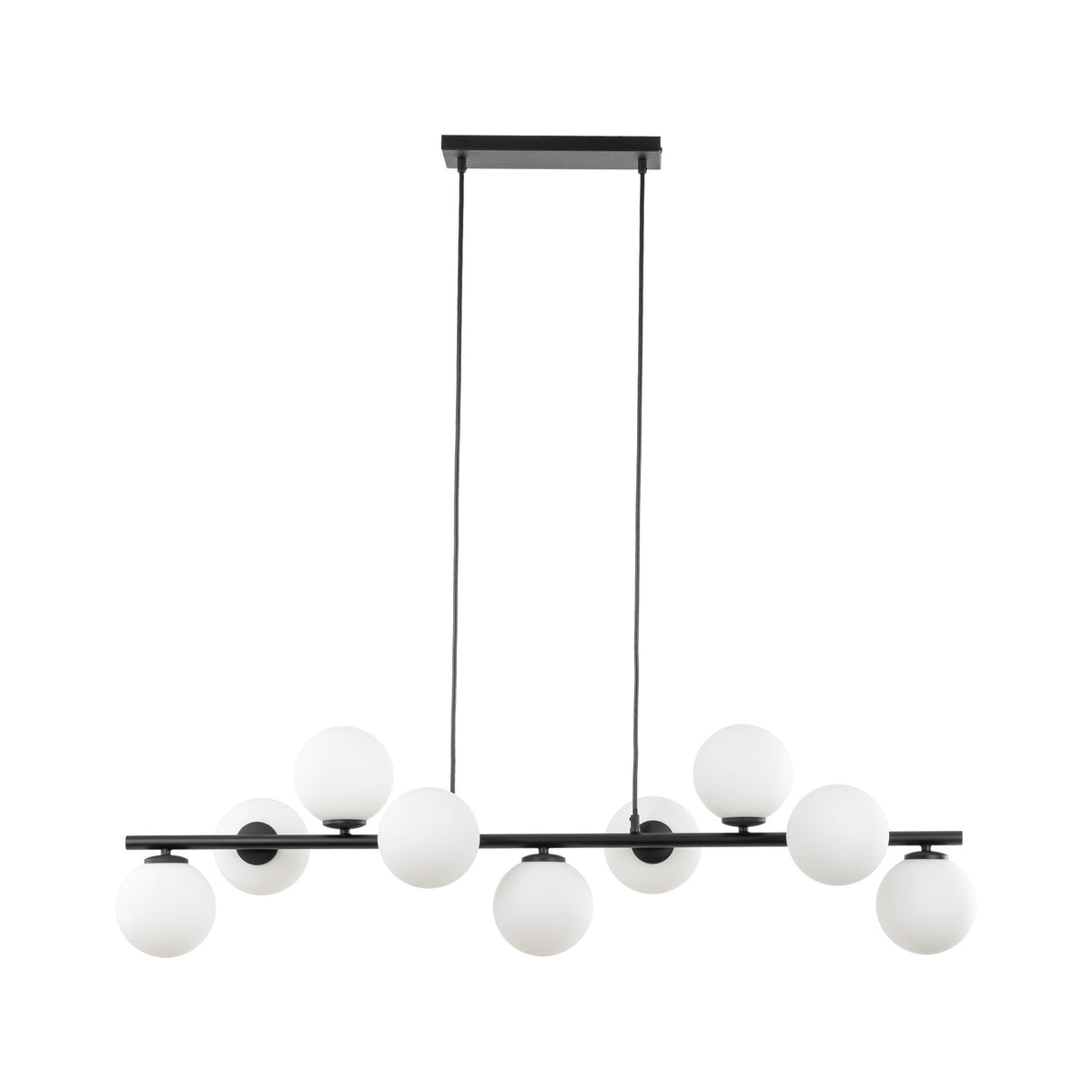 ESTERA 9-Light Scandinavian Glass Pendant Light for Dining Table & Modern Interiors