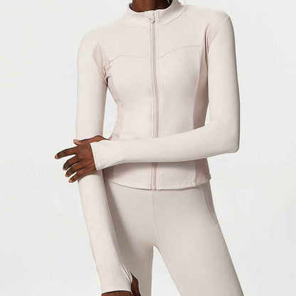 Women’s Nylon Sports Jacket – Autumn & Winter Workout Activewear