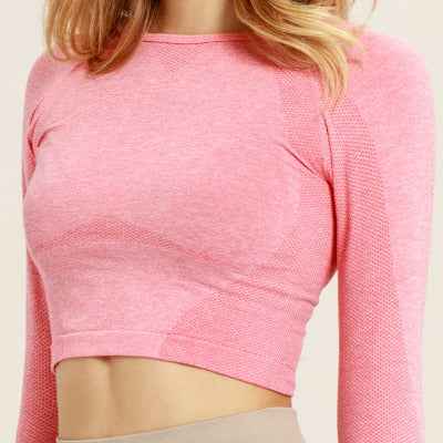 Yoga Long Sleeve Workout Top – Women's Performance Fitness Activewear