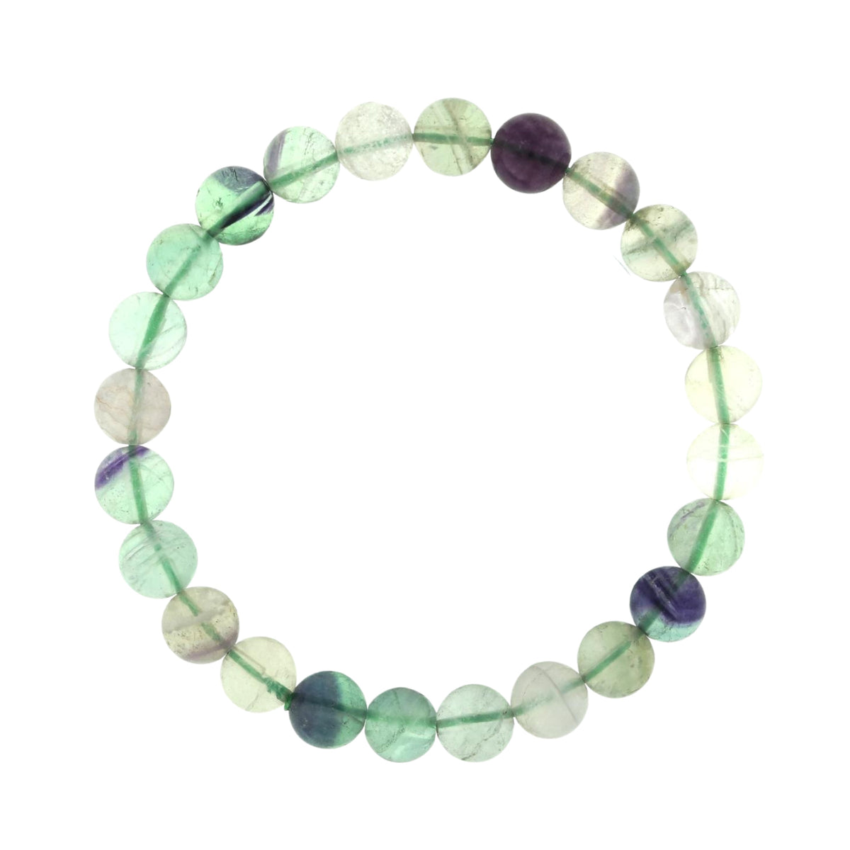 Fluorite Bead Bracelet