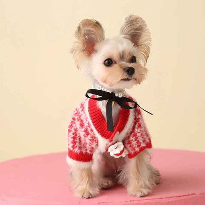 Rosalinda Cozy Knit Dog Sweater | Warm Everyday Dog Sweater