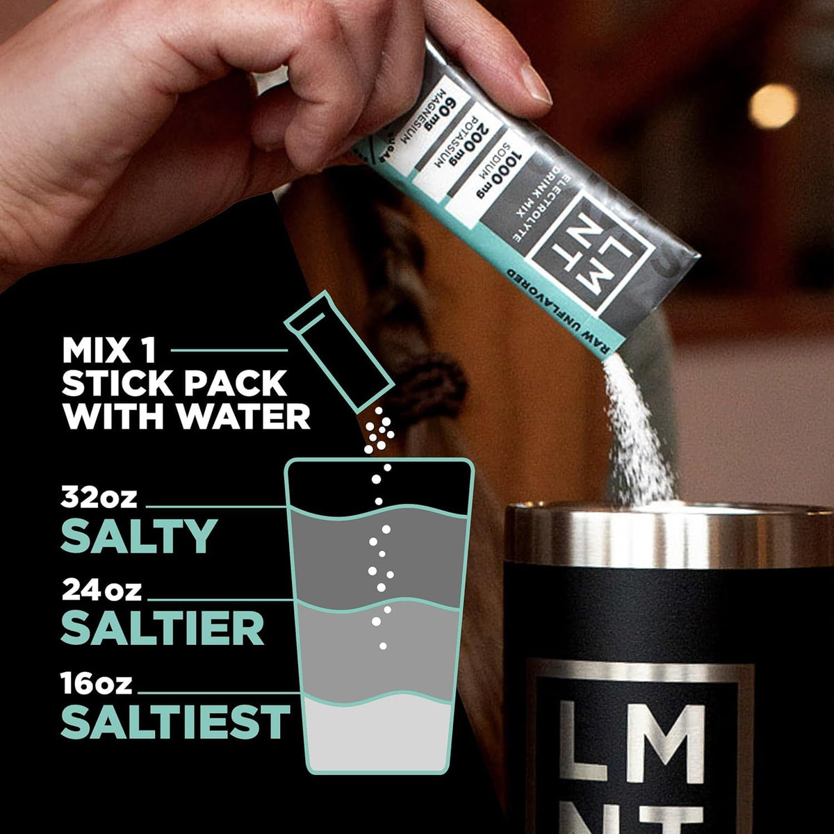 LMNT Keto Electrolyte Powder Packets | Paleo Hydration Powder | No Sugar, No Artificial Ingredients | Raw Unflavored | 30 Stick Packs 🍁 All In One Marketplace Canada