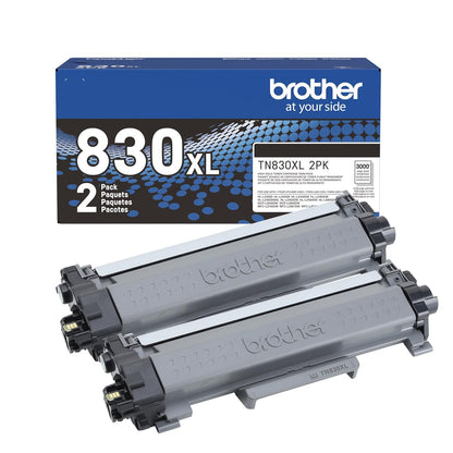 Brother Genuine TN830XL2PK High Yield Black Toner Cartridge 2-Pack for 6,000 Pages 🍁 All In One Marketplace Canada