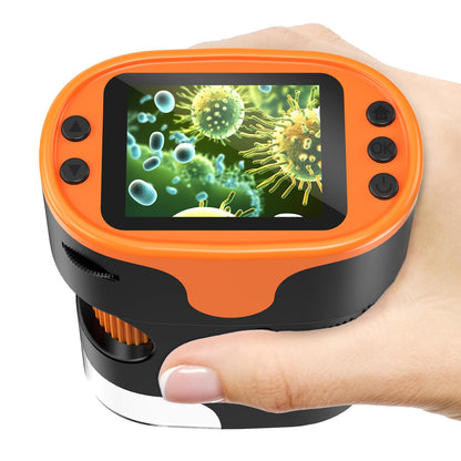 1000X Handheld Digital Microscope for Kids - 4K 2.0" Screen, Rechargeable Mini Labster Portable Pocket Scope, Includes Slides Kit - Science Gadget Edu Boy Girls Gift Ages 4-12 🍁 All In One Marketplace Canada