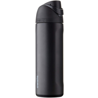 Owala FreeSip Insulated Stainless Steel Water Bottle with Straw for Sports and Travel, BPA-Free, 24-oz, Very, Very Dark 🍁 All In One Marketplace Canada