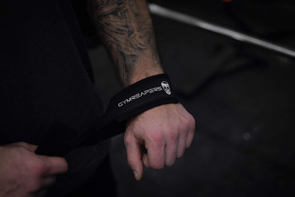 Gymreapers Lifting Wrist Straps for Weightlifting, Bodybuilding, Powerlifting, Strength Training, & Deadlifts - Padded Neoprene with 18" Cotton (Black) 🍁 All In One Marketplace Canada