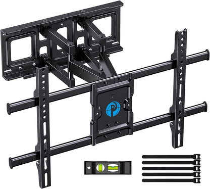 Pipishell Full Motion TV Wall Mount for 37-84" Flat Curved TVs, Wall Mount TV Bracket with Dual Articulating Arms Swivel Tilt Rotation, TV Mount up to 132lbs Max VESA 600x400 Fit 12"-16" Wood Stud 🍁 All In One Marketplace Canada