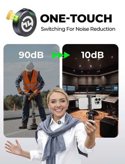 Hollyland Lark M2 Wireless Lavalier Microphone for iPhone/Android/Camera/PC/Laptop with Lightning/USB-C/Plug, 48KHz 24Bit, 1000ft Range, Noise Cancellation, 30H Battery for Video Recording, Streaming 🍁 All In One Marketplace Canada
