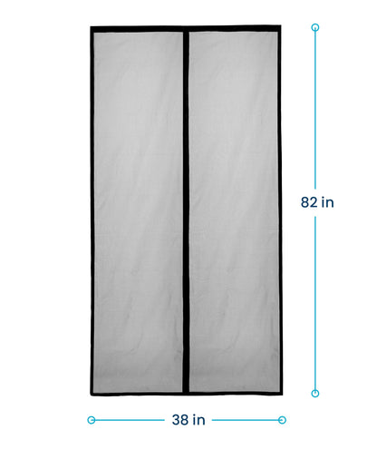Flux Phenom Magnetic Screen Door - Bugs Out, Breeze in - 9min Install Auto-Sealing Heavy Duty Double Stitched Mesh, 52 Magnets, Hands Free Sliding & Patio Doors Net, Pet & Kid Friendly, 38 x 82 Inch 🍁 All In One Marketplace Canada