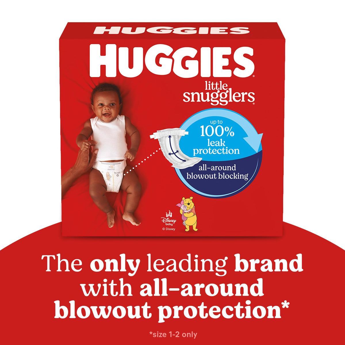 Huggies Size 4 Diapers, Little Snugglers Baby Diapers, Size 4 (22-37 lbs), 150 Count (6 Packs of 25), Packaging May Vary 🍁 All In One Marketplace Canada