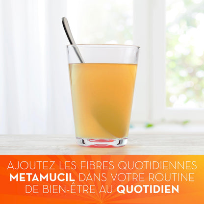 Metamucil, Daily Psyllium Husk Powder Supplement, Sugar-Free, 4-in-1 Fibre for Digestive Health, Orange Smooth Flavored Drink, 180 Servings 🍁 All In One Marketplace Canada