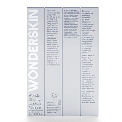 Wonderskin Wonder Blading All Day Lip Stain Peel Off Masque - Long Lasting, Waterproof and Transfer Proof Nude Lip Tint, Matte Finish Peel Off Makeup (Whimsical Masque) 🍁 All In One Marketplace Canada
