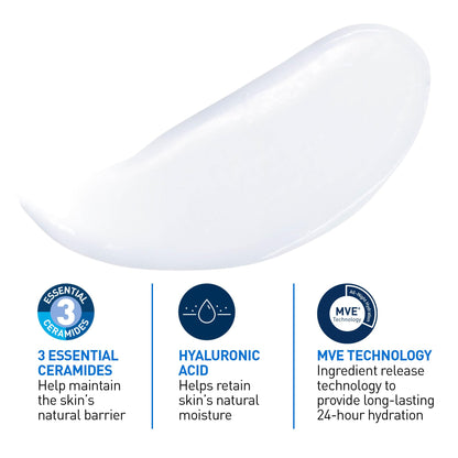 CeraVe Moisturizing Lotion, Daily Lightweight Face & Body Moisturizer with Hyaluronic Acid & Ceramides, Suitable for Dry & Sensitive Skin, Fragrance-Free, Non-Comedogenic & Allergy Tested, 473 mL 🍁 All In One Marketplace Canada