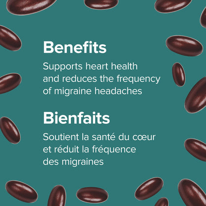 Webber Naturals Coenzyme Q10 (CoQ10) 400 mg, 60 Softgels, Ultra Strength, High Potency Antioxidant, For Heart Health, Cellular Energy Production, and Migraine Support 🍁 All In One Marketplace Canada