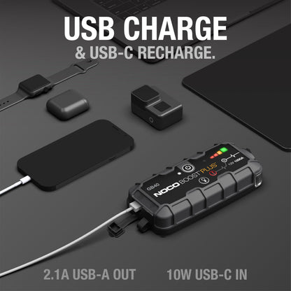 NOCO Boost GB40: 1000A UltraSafe Jump Starter – 12V Lithium Battery Booster Pack, Portable Jump Box, Power Bank & Jumper Cables - for 6.0L Gas and 3.0L Diesel Engines 🍁 All In One Marketplace Canada