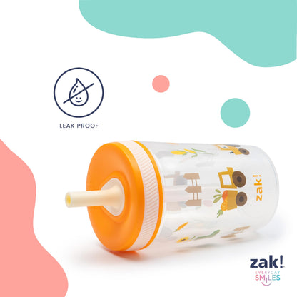 Zak Designs Kelso 15 oz Tumbler Set, (Dino Camo) Non-BPA Leak-Proof Screw-On Lid with Straw Made of Durable Plastic and Silicone, Perfect Toddler Cup Bundle for Kids (2pc Set) 🍁 All In One Marketplace Canada