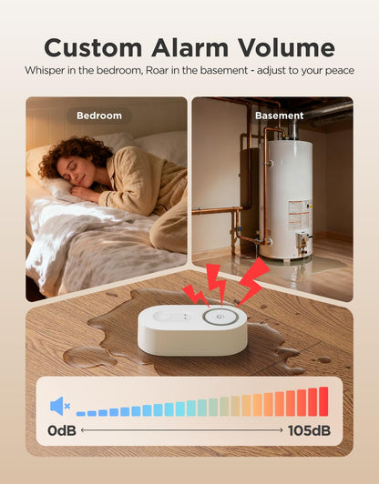 GoveeLife Upgraded smart Water Leak Detector 1s with 1804ft Ultra-Long Range, WiFi Water Sensor with SMS/Email/APP Push and Sound Alarm, 5-Year Battery Life, 3 Pack, Suit for Home, Basement, Kitchen 🍁 All In One Marketplace Canada