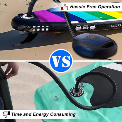 Paddle Board Pump, SUP Electric Air Pump, Portable 20 PSI Air Compressor, Auto-Off Inflation & Deflation Function with 12V DC Car Cigarette Lighter for Paddle Board,Inflatable Sups, Kayaks and Boats 🍁 All In One Marketplace Canada