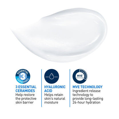 CeraVe Moisturizing Cream, Daily Face, Hands, & Body Cream Moisturizer for Dry Skin With Hyaluronic Acid and Ceramides for Women and Men. Sensitive skin, Oil-free, Non-comedogenic, Fragrance-Free, 539 Grams 🍁 All In One Marketplace Canada