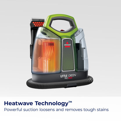 BISSELL Little Green ProHeat Portable Carpet & Upholstery Spot Cleaner with HydroRinse Self-Cleaning Tool, HeatWave Technology, OXY Formula Included, Car Detailer, 37oz Tank, 2513E 🍁 All In One Marketplace Canada