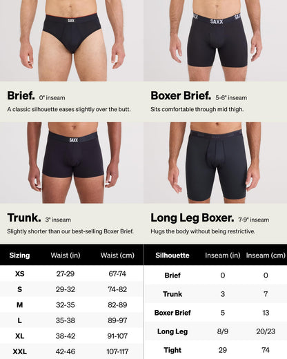 SAXX Underwear Co. Men's Core Cotton Boxer Brief Fly 3-Pack, Lake Blue/Deep Cobalt/Navy, Large 🍁 All In One Marketplace Canada