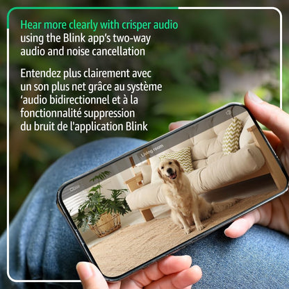 Blink Mini 2K+ (newest model) – Plug-in Home & Pet Security Camera with 2K video resolution, colour night vision, enhanced audio, motion detection – 2 cameras (White) 🍁 All In One Marketplace Canada
