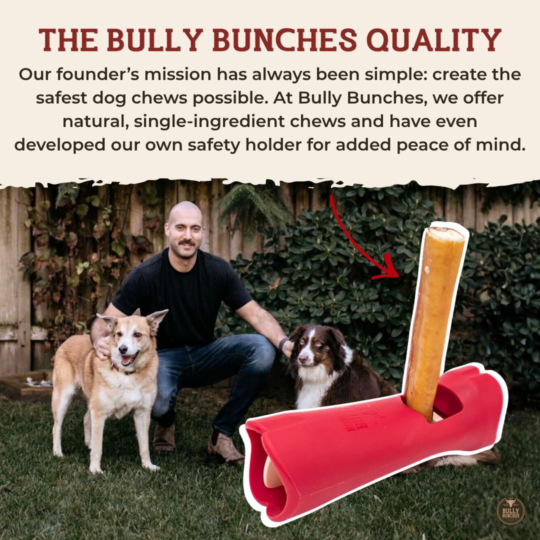 Bully Bunches Premium (6" Standard - 10 Pack) Odour-Free Bully Sticks - Small Dogs & Puppies - Consistently Sized, Long Lasting Chew Bones - All Natural & Single Ingredient, Beef Dog Treat, No Rawhide 🍁 All In One Marketplace Canada