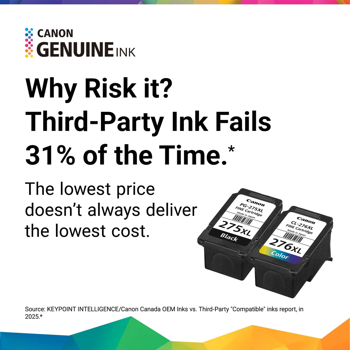 Canon Genuine Ink Cartridges PG-275 Black (1 Count), Original Canon Printer Ink for PIXMA TR4720 / TS3720 / TS3520 Series Printers 🍁 All In One Marketplace Canada
