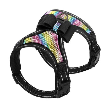 Bow Rhinestone Dog Harness | Dog Harness