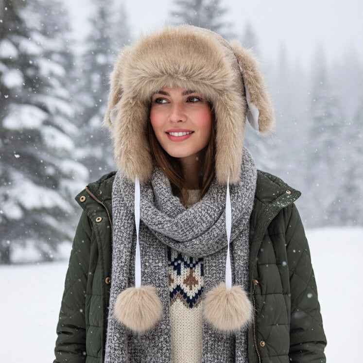 Soft Plush Hat (Rabbit)