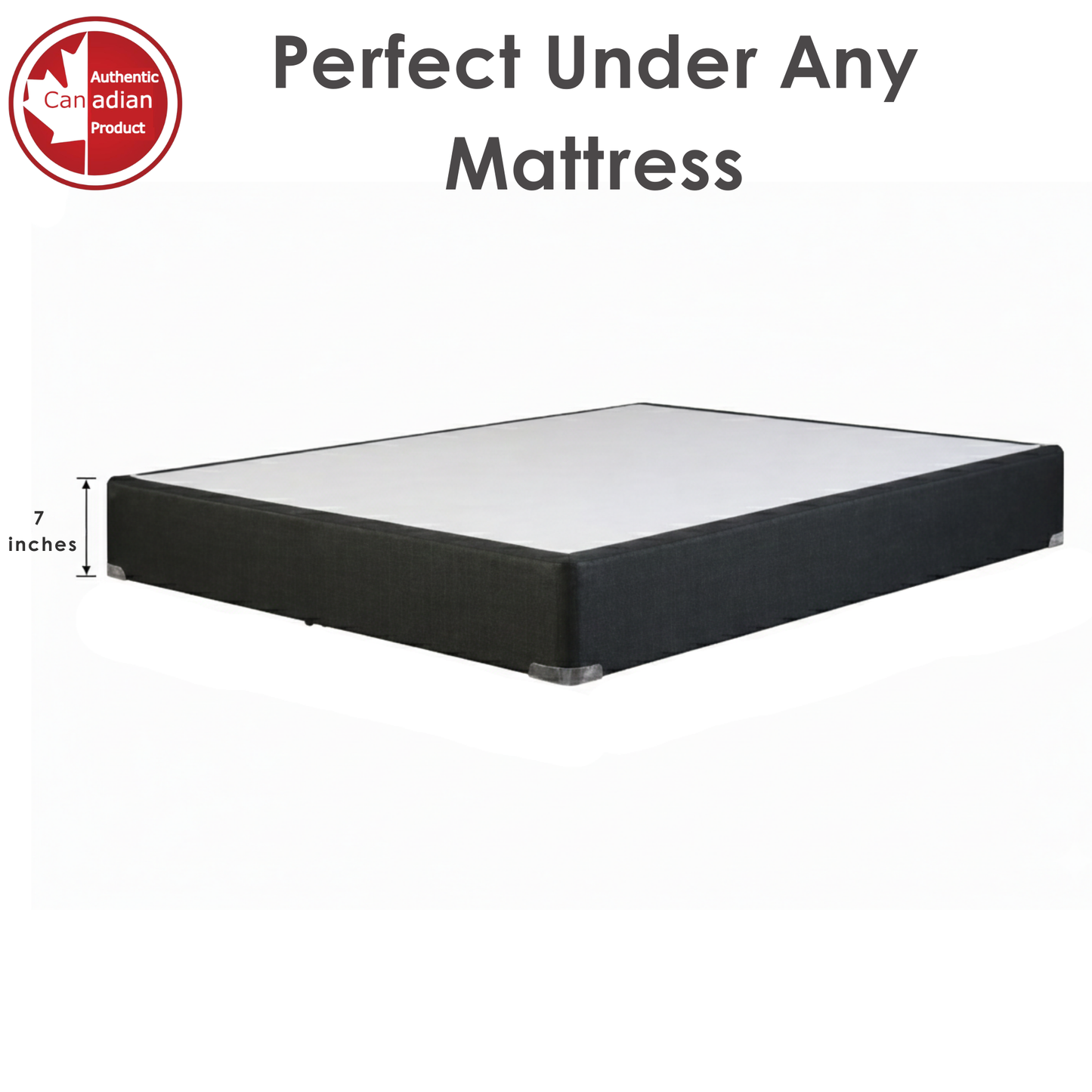 UltraFlex® ESSENCE Mattress and BoxSpring Set Orthopedic Gel Memory Foam, Natural Comfort, Balanced Support, Eco-friendly Mattress (Made in Canada)