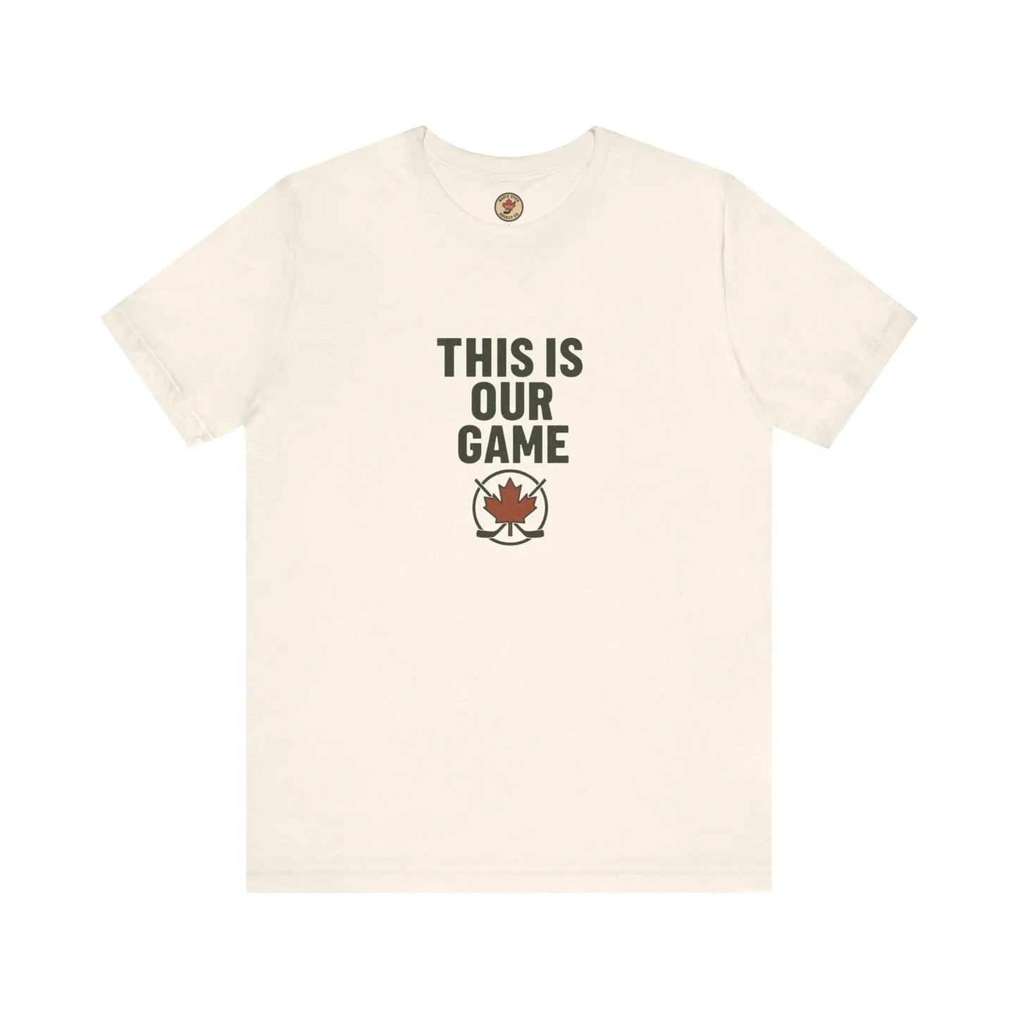 Canada Maple Leaf Hockey T-Shirt – This Is Our Game Tee