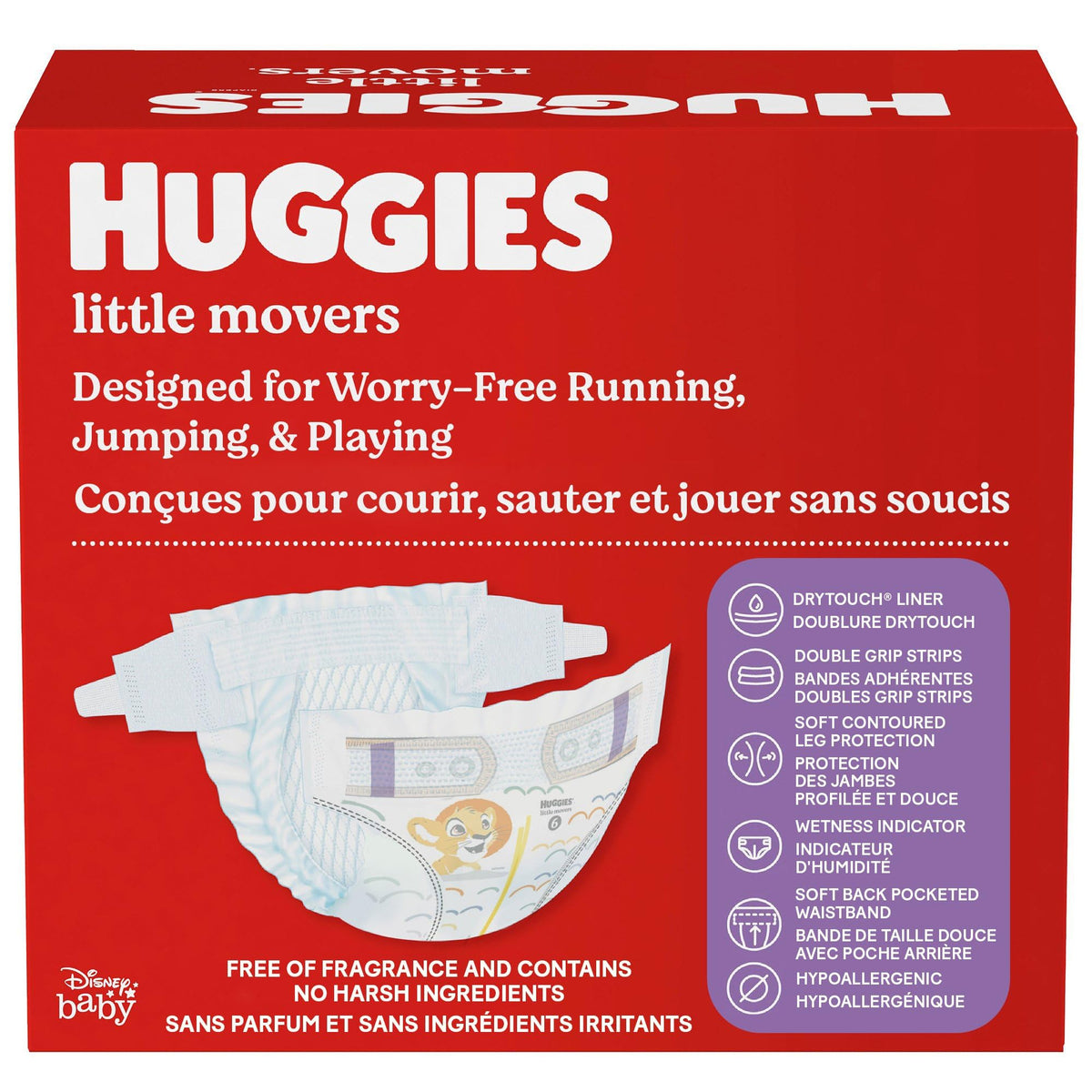 Huggies Size 7 Diapers, Little Movers Baby Diapers, Size 7 (41+ lbs), 88 Count, Packaging May Vary 🍁 All In One Marketplace Canada