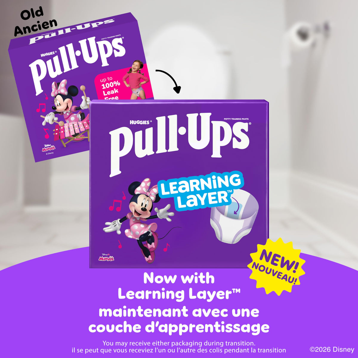 Pull-Ups Girls Potty Training Underwear, Easy Open Toddler Pants 4T-5T (38-50 lbs), Learning Designs for Toddlers, 82 count 🍁 All In One Marketplace Canada