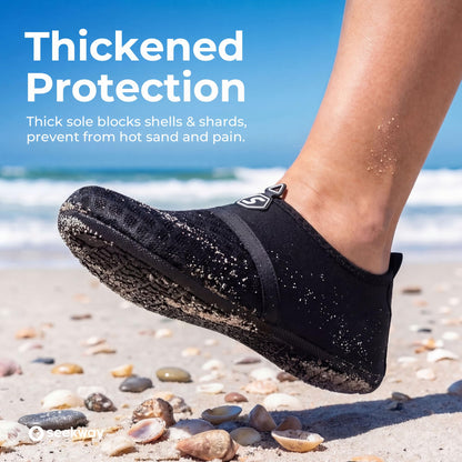 SEEKWAY Water Shoes Women Men Quick-Dry Beach Aqua Socks Barefoot Non Slip Swim Pool Outdoor Surf River Lake Yoga SK001 Black Size 8.5-9.5 W/7.5-8.5 M 🍁 All In One Marketplace Canada