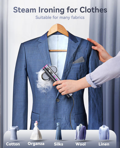 Jack ＆ Rose Travel Steamer for Clothes,100-220V Portable Steamer,15s Heat Up,Steamer ＆ Iron 2 In 1, Travel Size Garment Steamer,Large Ceramic Heat Panel,for Global ＆ Europe Traveling 🍁 All In One Marketplace Canada