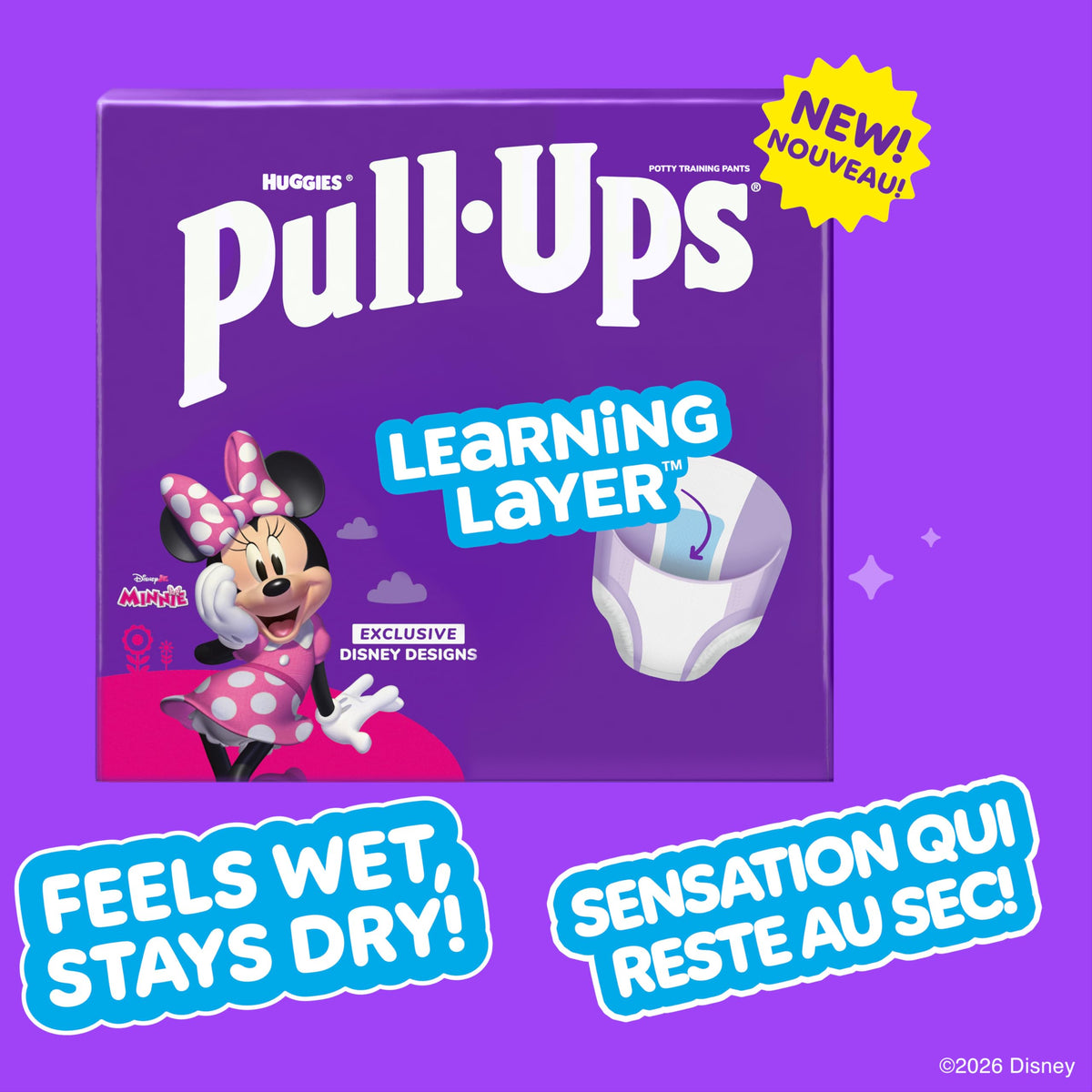 Pull-Ups Girls Potty Training Underwear, Easy Open Toddler Pants 4T-5T (38-50 lbs), Learning Designs for Toddlers, 82 count 🍁 All In One Marketplace Canada