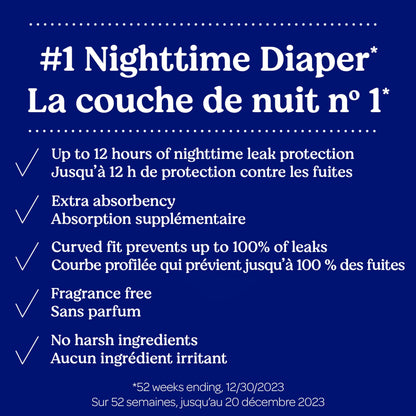 Huggies Overnites Size 4 Overnight Diapers (22-37 lbs), 58 Ct 🍁 All In One Marketplace Canada