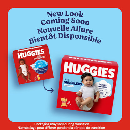 HUGGIES Little Snugglers Baby Diapers, Size 2 (12-18 Lb.), Mega Colossal Packs (Packaging May Vary), 148 Count 🍁 All In One Marketplace Canada