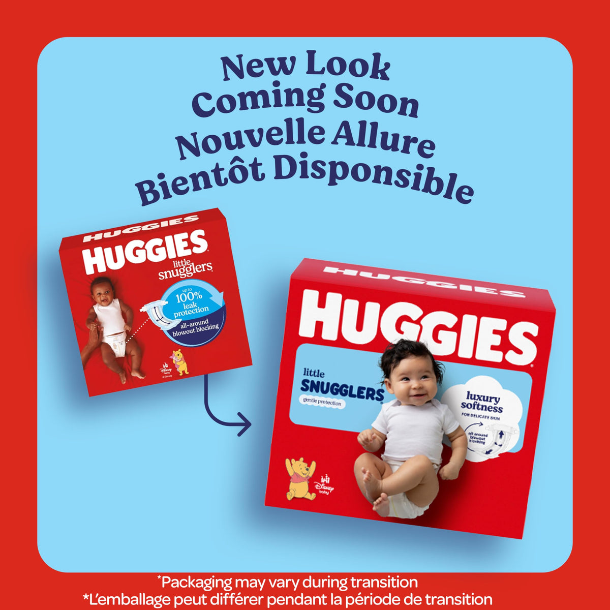 Huggies Size 2 Diapers, Little Snugglers Baby Diapers, Size 2 (12-18 lbs), 186 Count (3 Packs of 62), Packaging May Vary 🍁 All In One Marketplace Canada